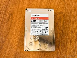 6TB pevný disk Toshiba bez vadných sektorů
