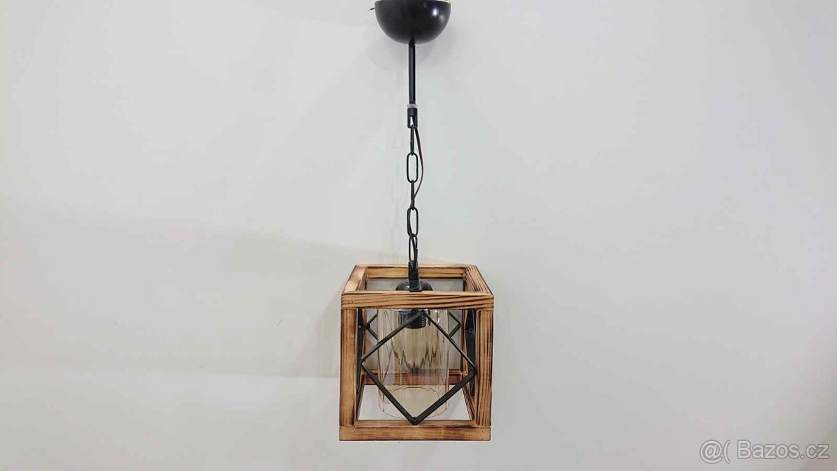 Dřevěné závěsné svítidlo Zikzak Cam Opviq lights