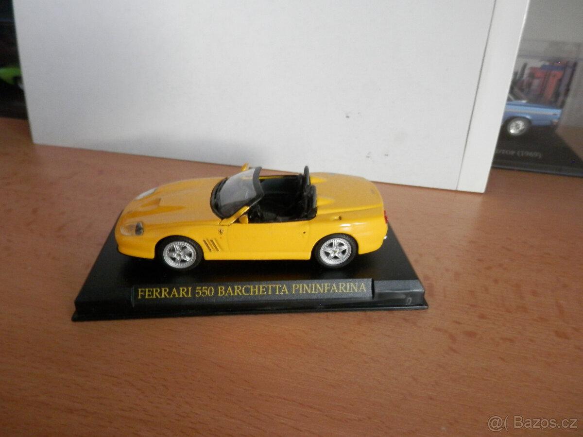 FERRARI 550 BARCHETTA Pininfarina . Měřítko 1/43