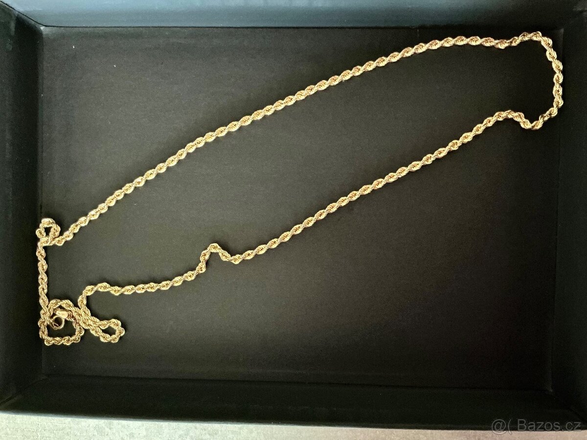 Zlatý řetízek Valys 14k (Rope Chain)