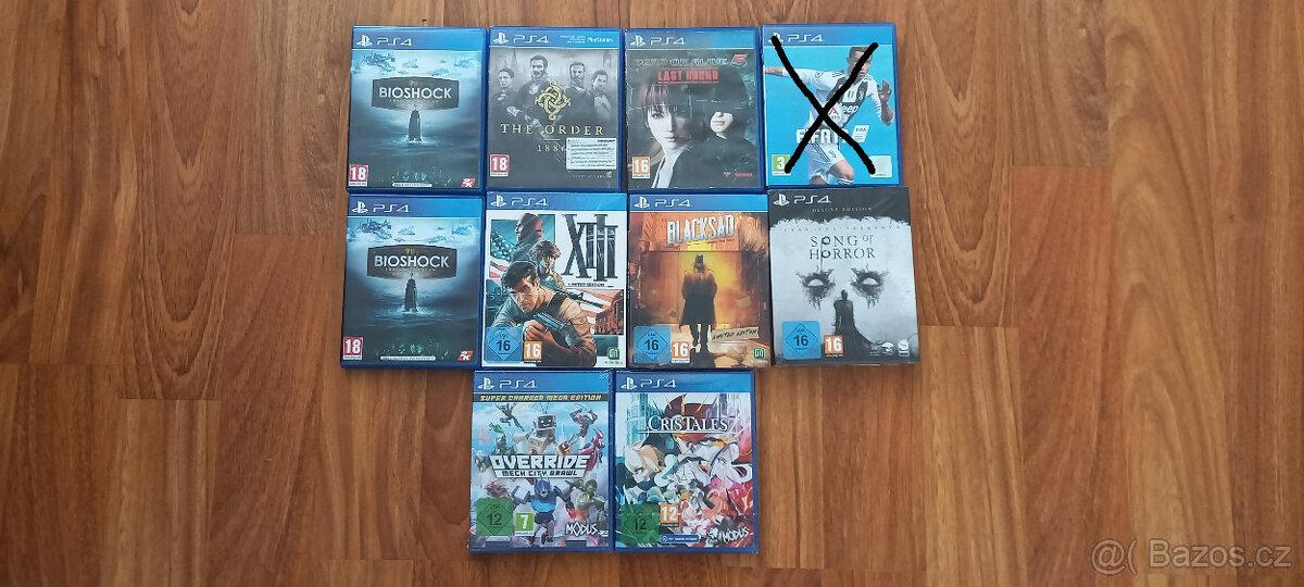 Prodám hry na Playstation 4