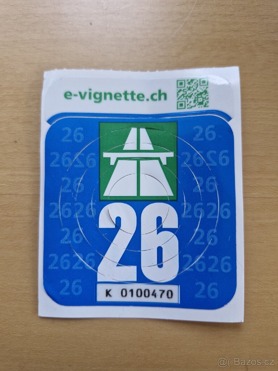 Švýcarská dálniční známka