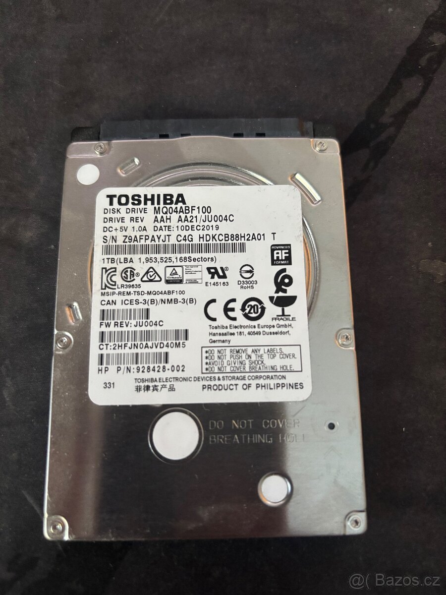 Toshiba 2,5’ 1TB