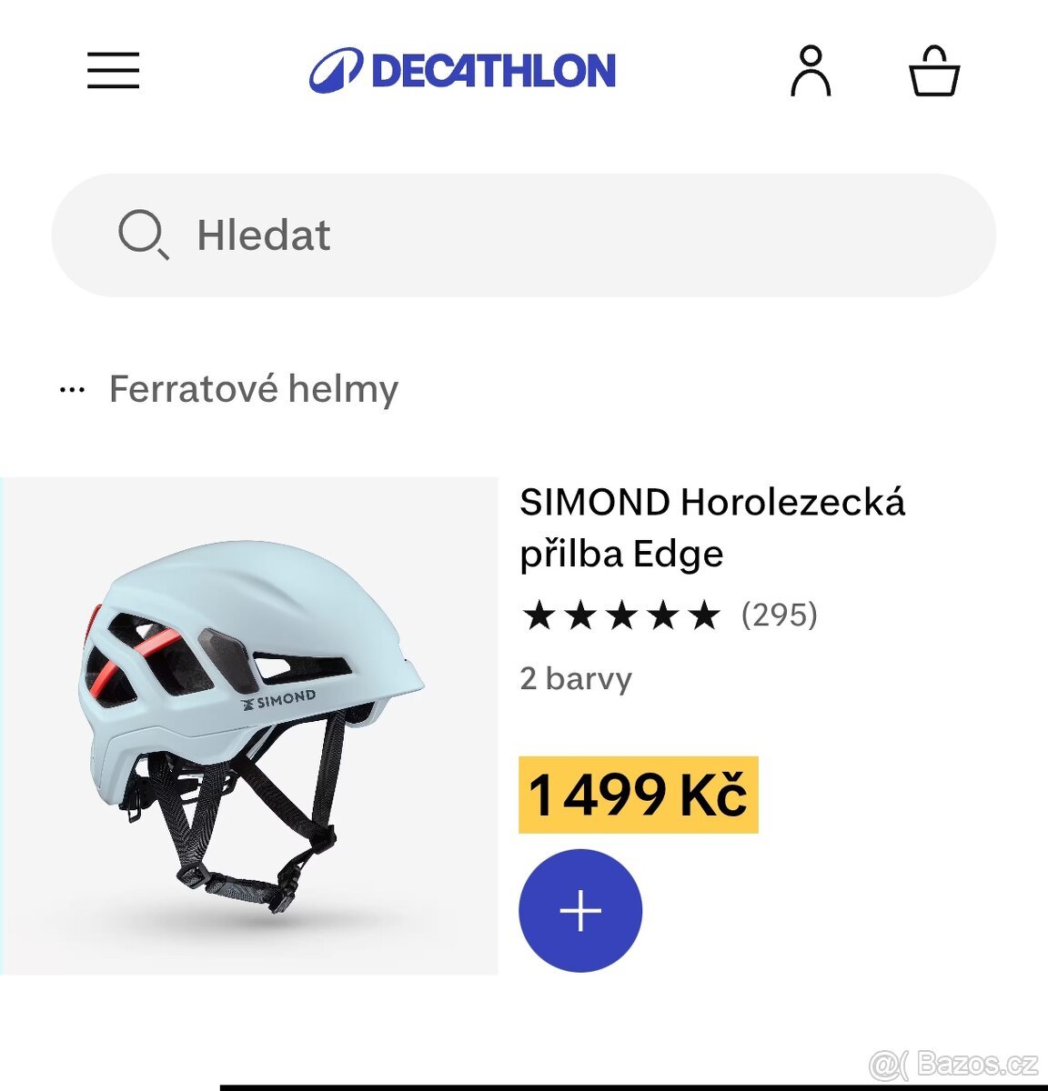 Helma na ferratu - nová velikost S