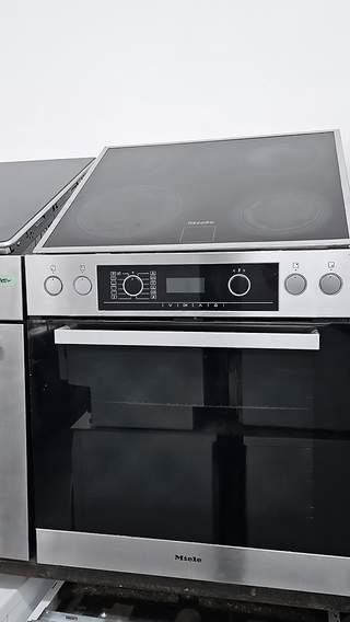 Horkovzdušná trouba se sklokeramickou deskou - set MIELE