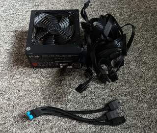 zdroj Cooler Master 650W MPE-6501-ACABW + 12V-2x6 redukce