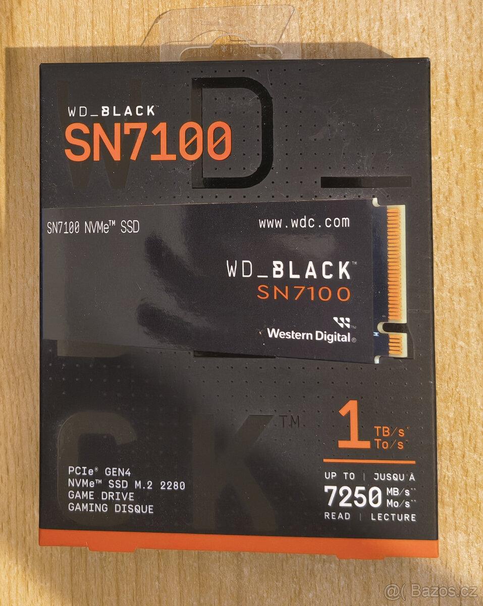 Nový herní SSD disk WD_BLACK SN7100 1TB NVMe PCIe Gen4 (V zá