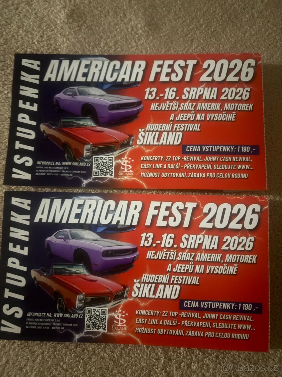 Americar fest 2026 Šikland