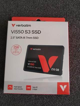 Nový,nerozbalený SSD Verbatim Vi550 S3 256 GB