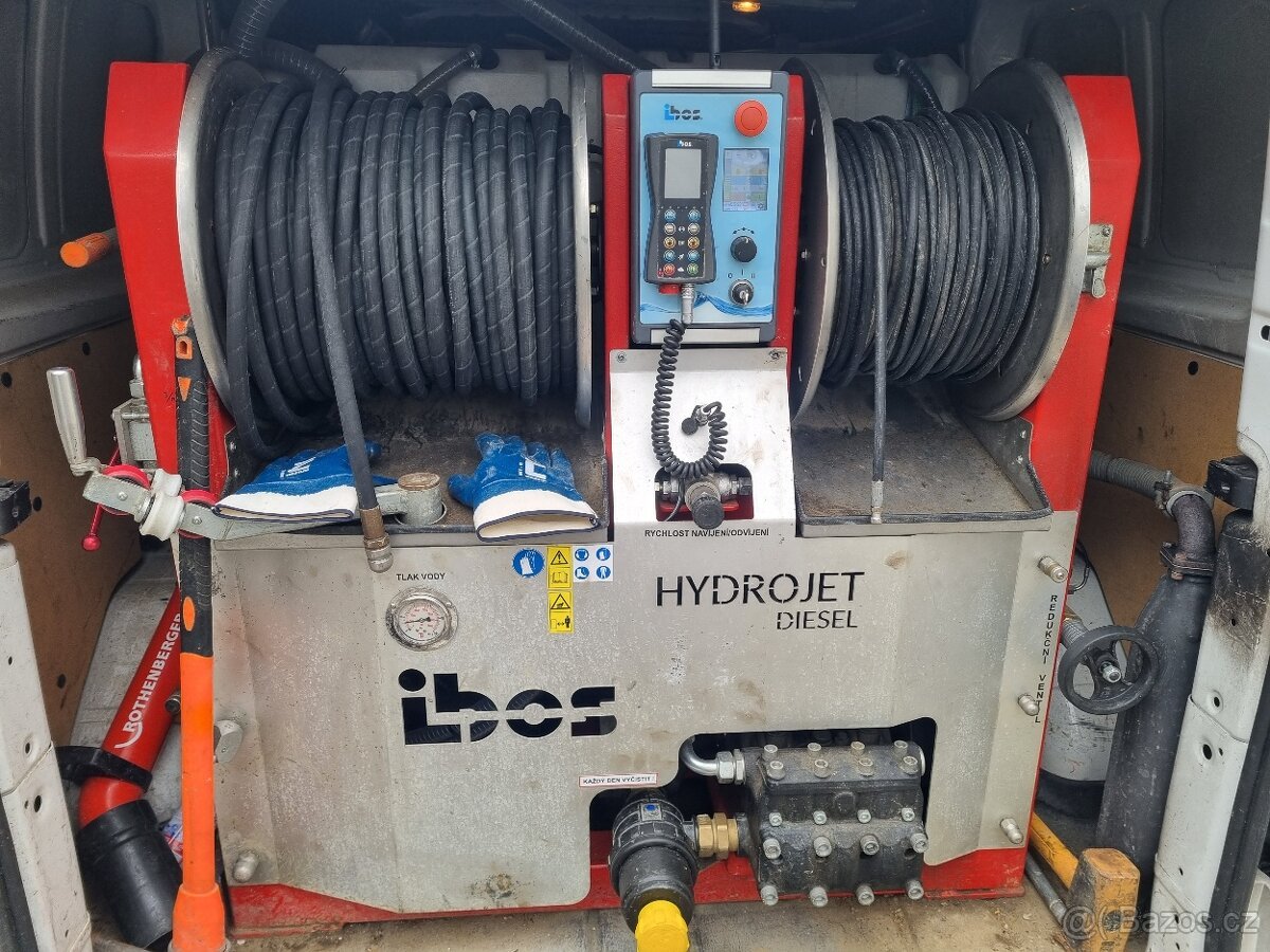 Čistení kanalizace Ibos hydrojet