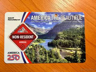 America the Beautiful 06/2027 - pass do parkov v USA