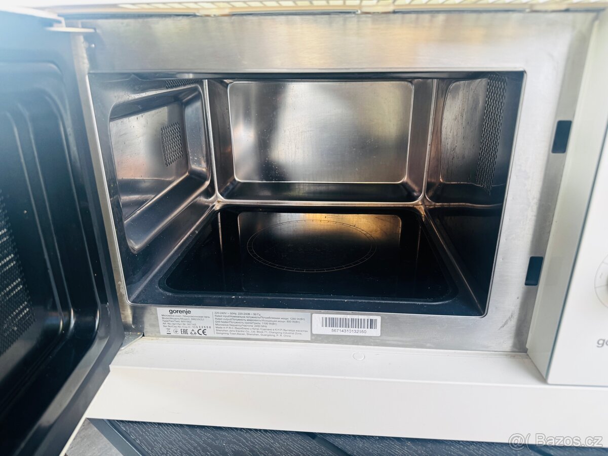 Retro vestavná mikrovlná trouba Gorenje