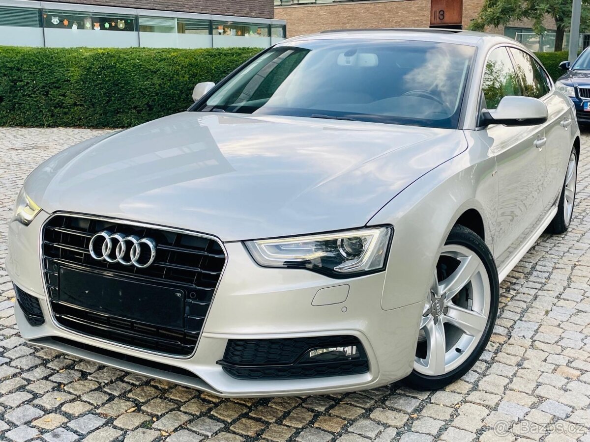 Audi A5 2.0TDI MANUÁL SPORTBACK S-LINE LED VÝHŘEV SENZORY