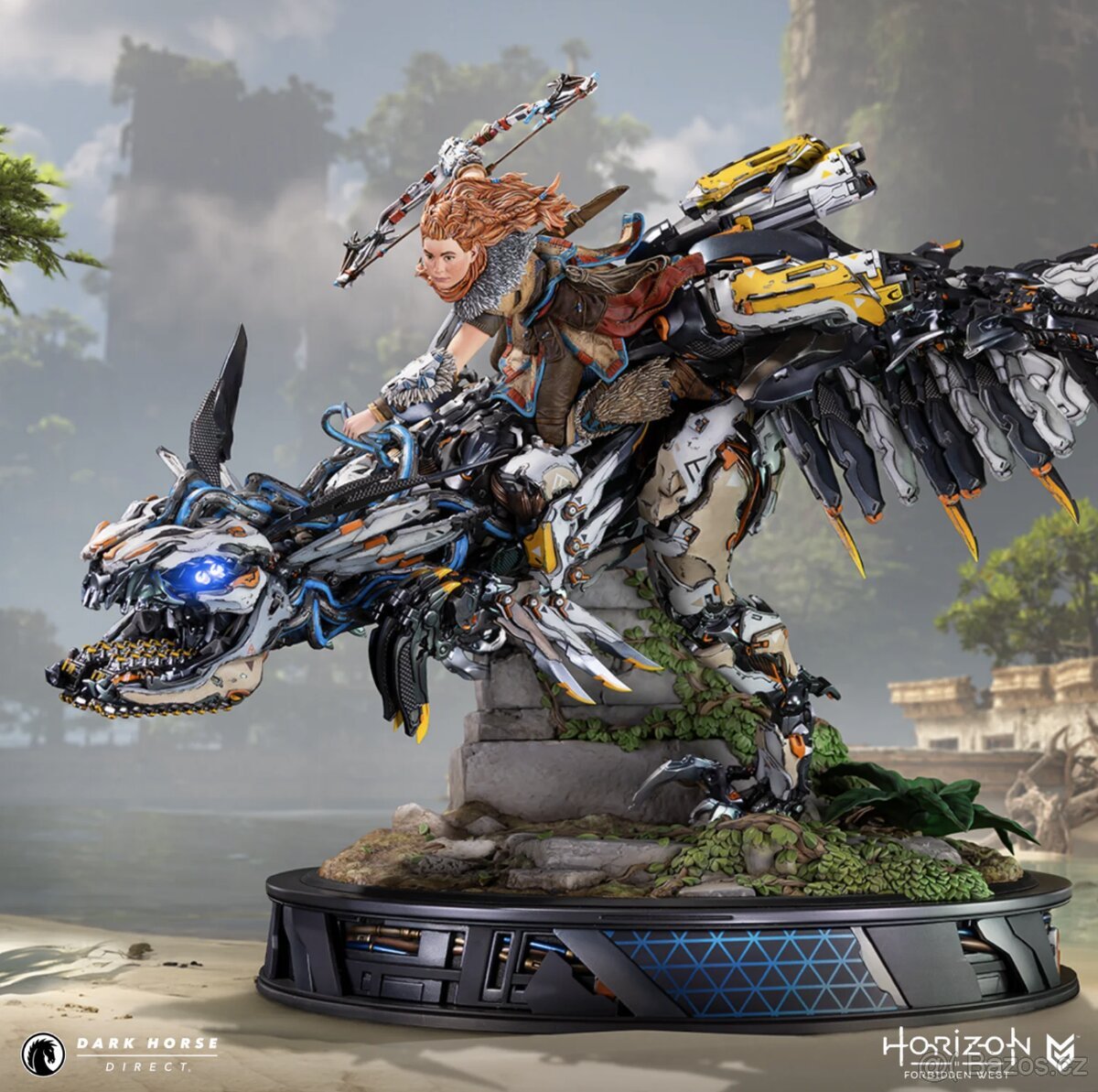 [Letní slev] Forbidden West: Aloy on Clawstrider 1:9 Statue