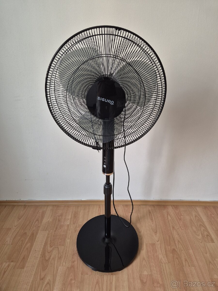 Ventilátor SIGURO s dálkovým ovládáním – jako nový