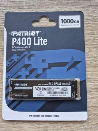 interní SSD disk Patriot P400 Lite 1000 GB