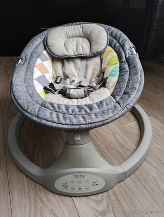 BIOBY Elektrické dětské houpátko s hudbou