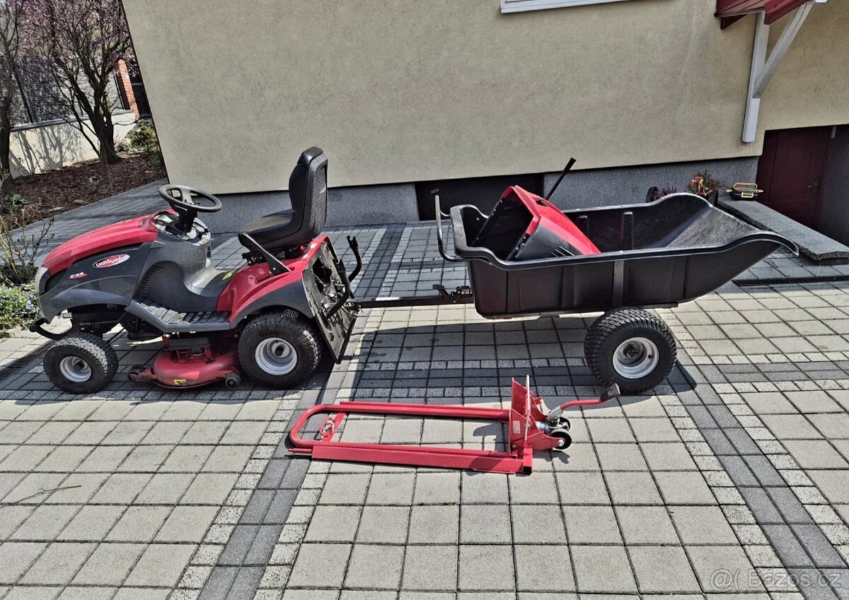 Zahradní traktor Castelgarden XT 190 HD + vozík