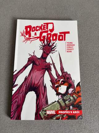 Komiks Rocket a Groot: Profíci v akci (Marvel