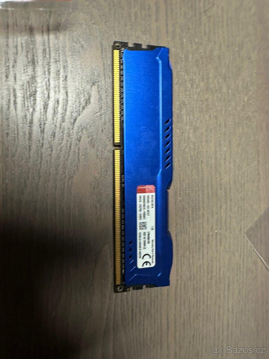 Paměť Kingston HyperX DDR3 1600MHz 4GB
