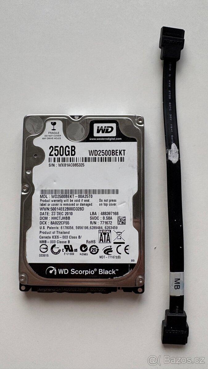Pevnéhý disku HDD 250GB