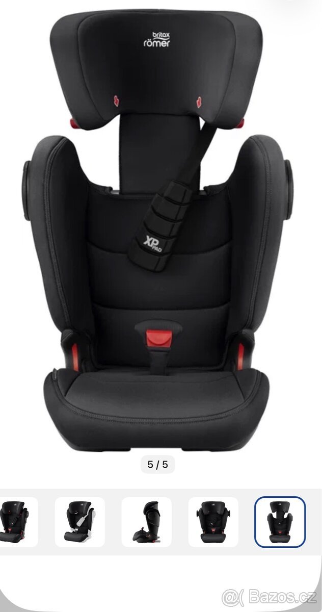 Autosedačka Britax Römer KIDFIX III S, 15–36 kg, ISOFIX