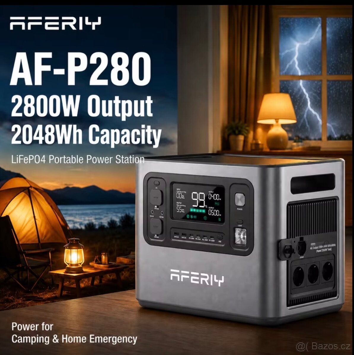 Power station,Aferiy P280,UPS,Solární generator