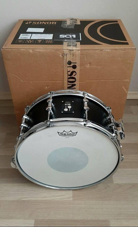 Prodám nový snare Sonor SQ1-14"x6,5, GT black,(P.C.15900,-)