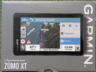 Navigace Garmin Zumo XT - téměř nepoužívaná