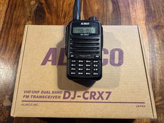 📡 Alinco DJ-CRX7 – japonská VHF/UHF vysílačka – stav