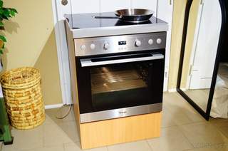Miele nerezový vestavný sporák H 2164E, ližiny, indukční des