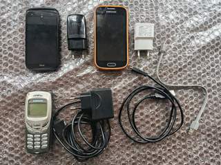 Sbirka starych telefonu, Samsung , HTC