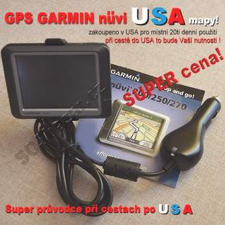GPS “GARMIN nuvi” s USA mapami.