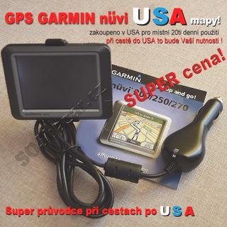 GPS “GARMIN nuvi” s USA mapami.