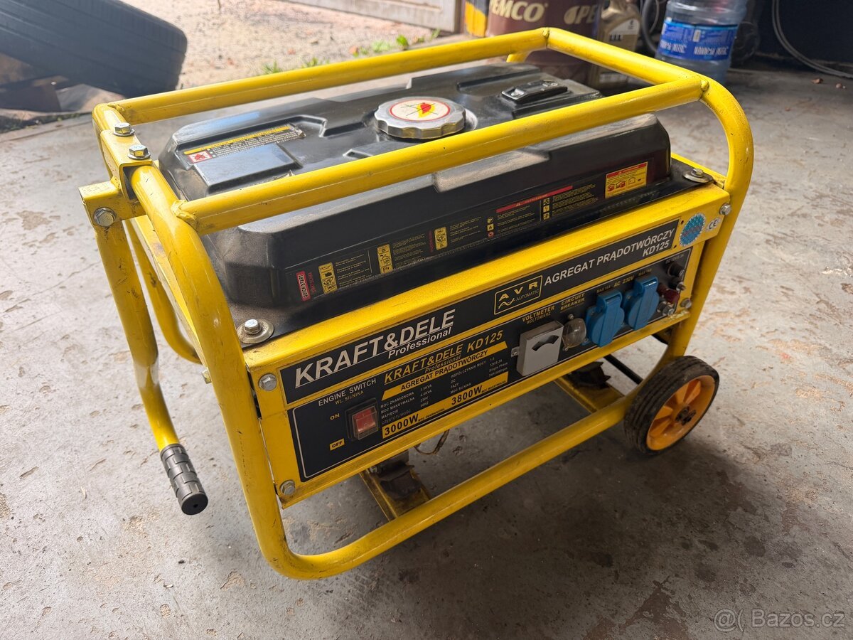 Elektrocentrála 230v 3800w