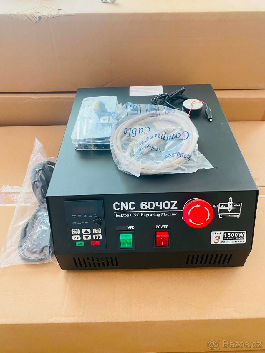 Nová řídící jednotka pro CNC 6040 / 3040 – 1.5 kW VFD