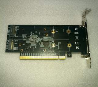 PLX PCIe x16-x32 lanes switch M.2 NVMe slimSAS 8i