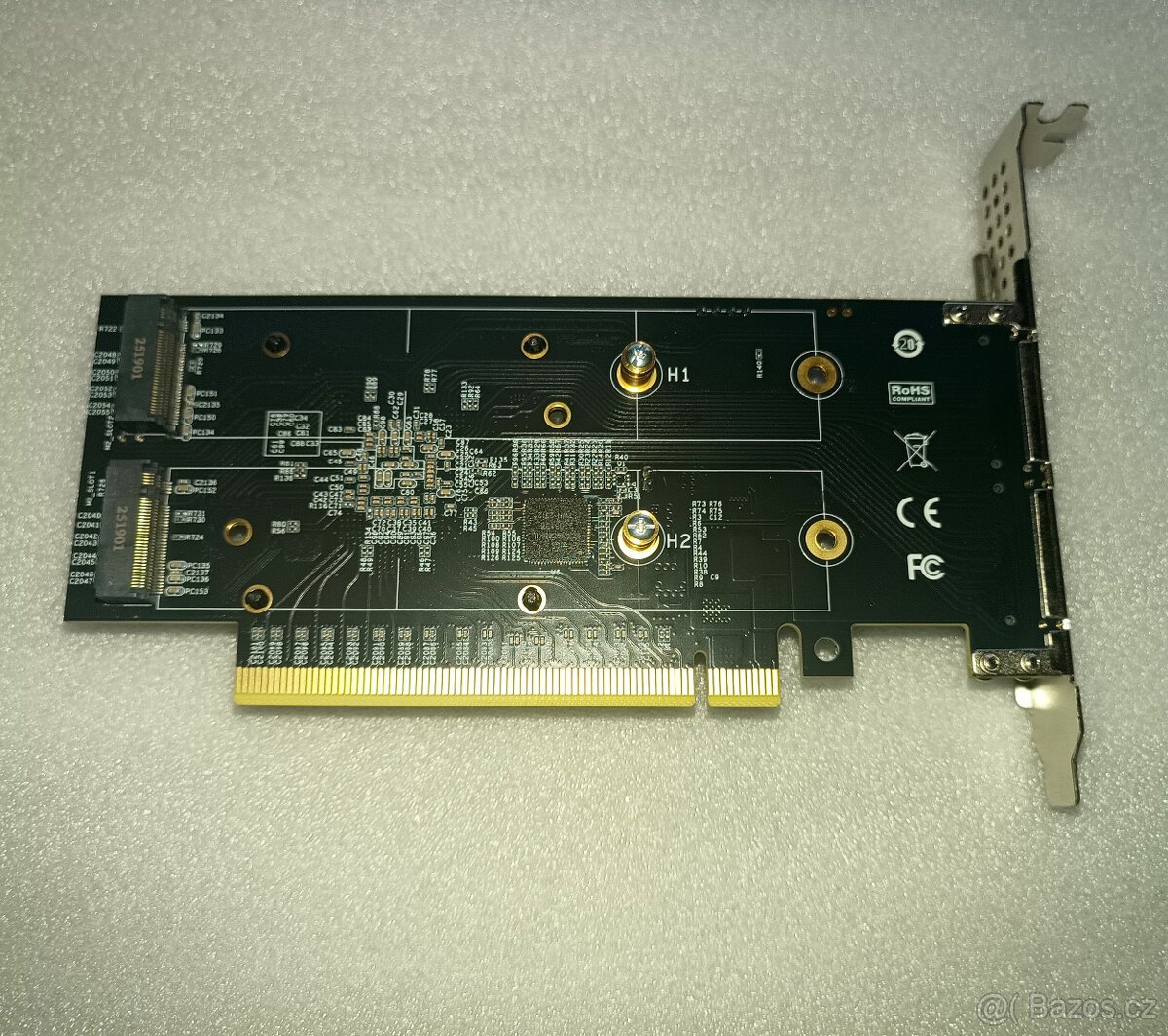 PLX PCIe x16-x32 lanes switch M.2 NVMe slimSAS 8i