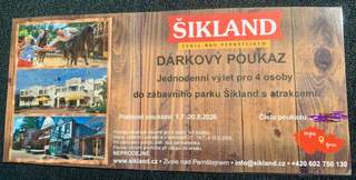 Vstupné pro 4 osoby do Šiklandu