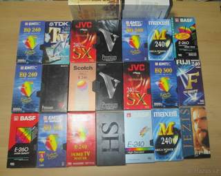 VHS - 34 ks - hezký stav