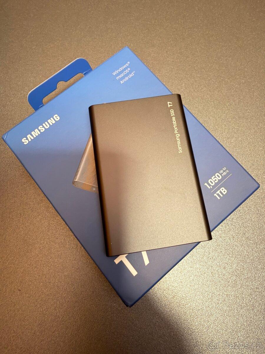 Nový externí disk Samsung T7 1TB SSD