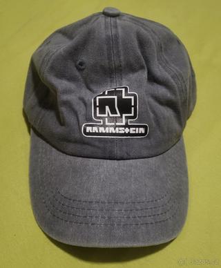 RAMMSTEIN kšiltovka šedá