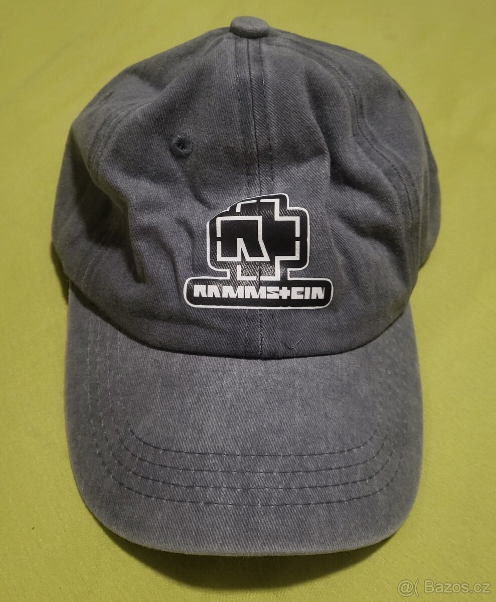 RAMMSTEIN kšiltovka šedá