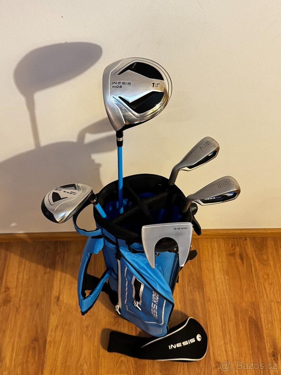 Dětský golfový set INESIS (11–13 let) – 5 HOLÍ, PRO LEVÁKY