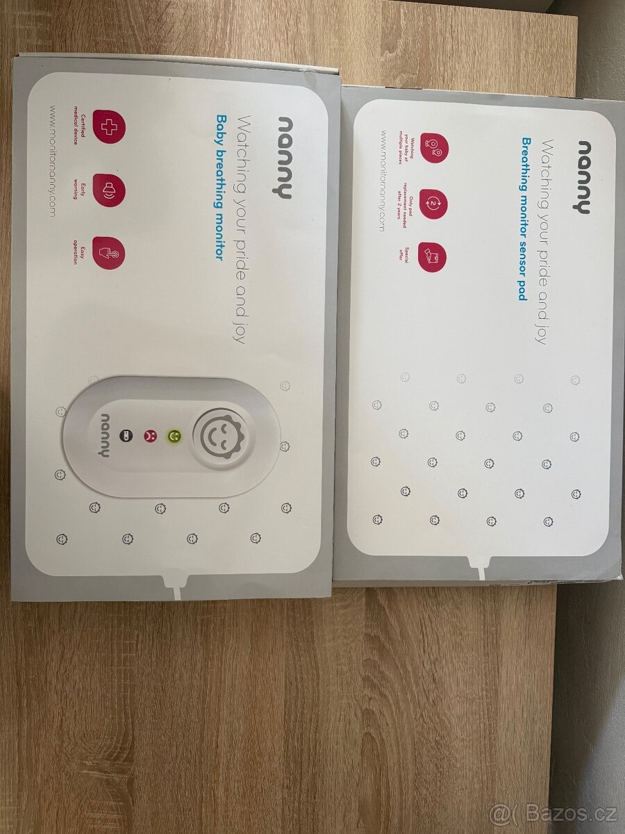 Monitor dechu Nanny +2 podložky