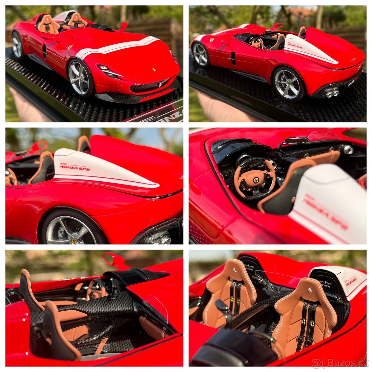 CE Model - Ferrari Monza SP2, Rosso Corsa, 1:18, 13/20.