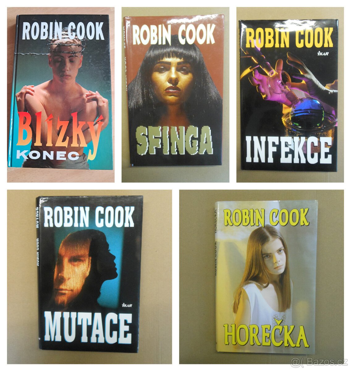 5x Robin Cook / krimi lékařské prostředí