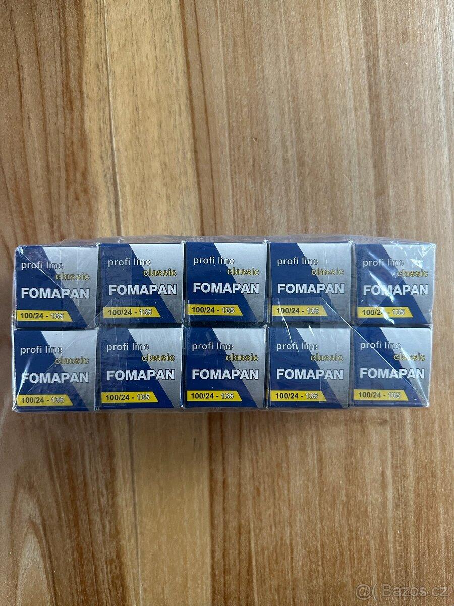 10ks kinofilmů Fomapan 100 Classic Foma Bohemia