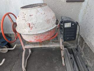 Míchačka na beton 165L 230V – ALTRAD (motor OK)