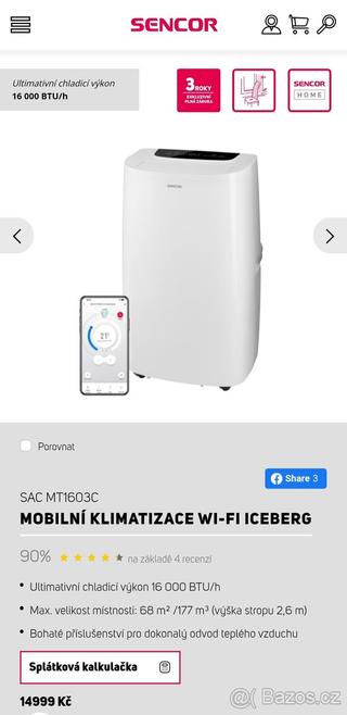 Sencor Wi-Fi Iceberg SAC MT1603C